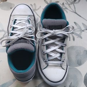 Junior Converse Skater-Style Two-Tone Gray Chucks